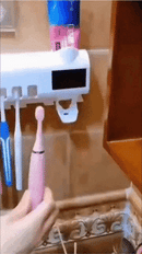 Esterilizador UV para Cepillos + Dispensador Automático