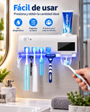 Esterilizador UV para Cepillos + Dispensador Automático